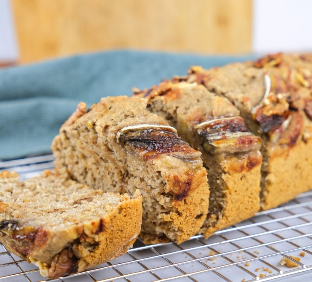 Dinkel Bananenbrot vegan