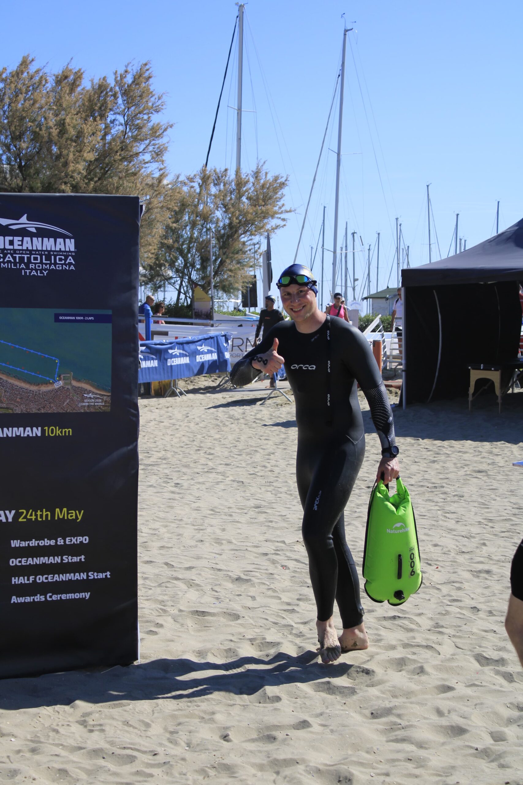 Oceanman Verpflegung Race day